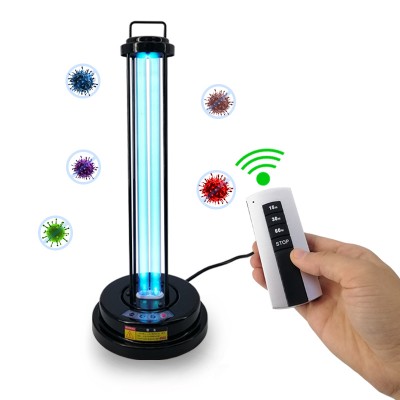 Factory hot sale Portable Air purifier UV sterilizer light with remote control room uv sterilizer