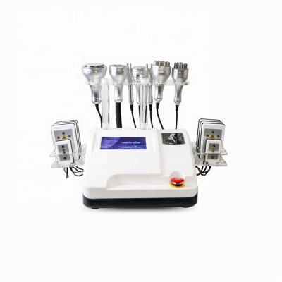 Portable 6 In 1 40K lipo Cavitation Rf Vacuum Slimming Machine for fat reduce body shape